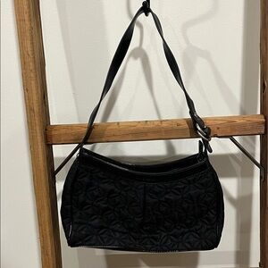 Vera Bradley Black Nylon Quilted Purse